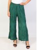 Solid Color Wide-Leg Full-length Pants